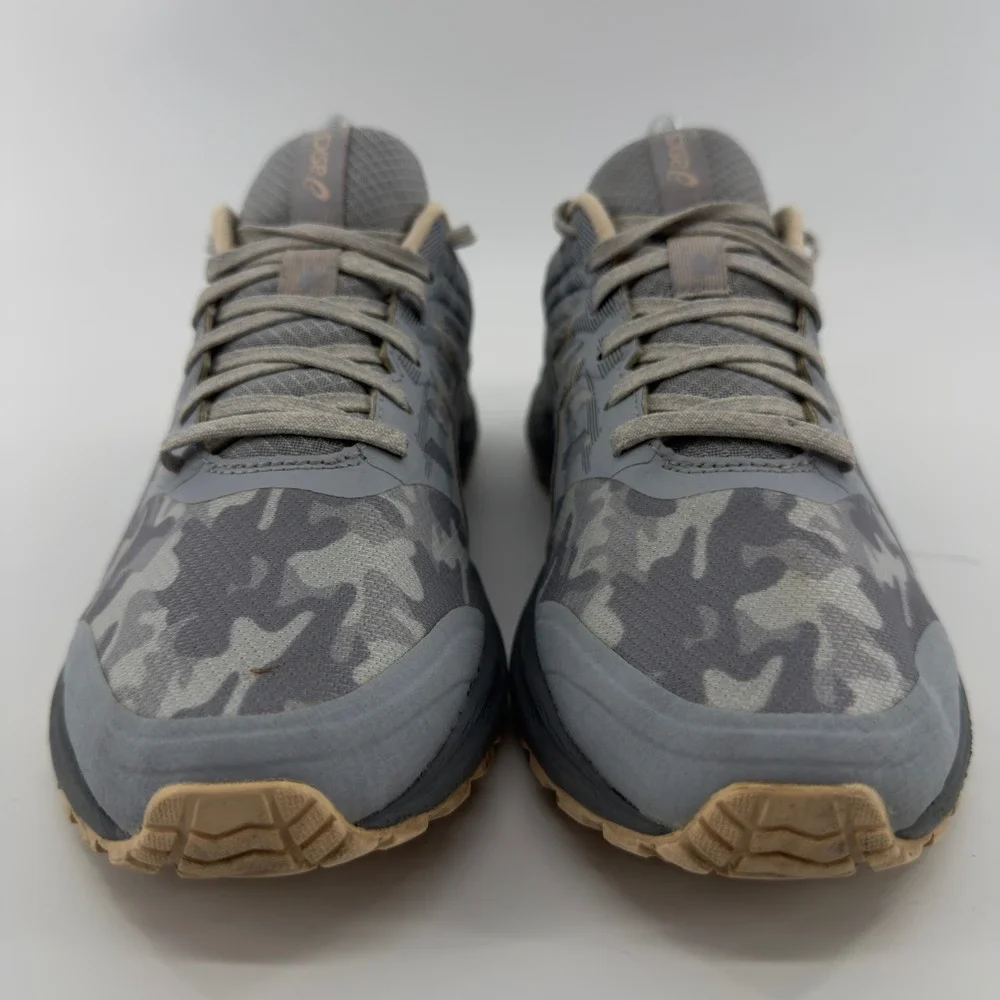 ASICS Gel-Scram 5 Grey Camo Trail Running Shoes Mens 9 Sneakers